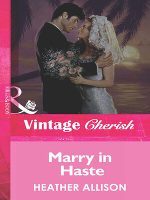 cover image of Marry In Haste